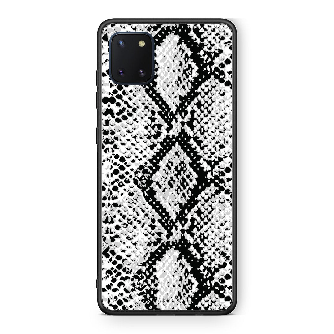 24 - Samsung Note 10 Lite White Snake Animal case, cover, bumper