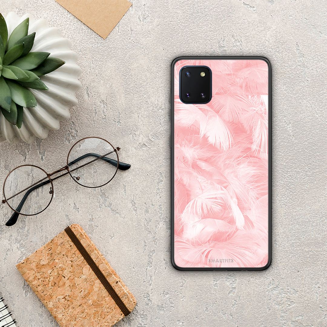 Boho Pink Feather - Samsung Galaxy Note 10 Lite case