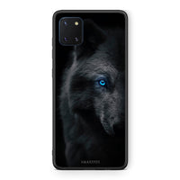 Thumbnail for Samsung Note 10 Lite Dark Wolf θήκη από τη Smartfits με σχέδιο στο πίσω μέρος και μαύρο περίβλημα | Smartphone case with colorful back and black bezels by Smartfits