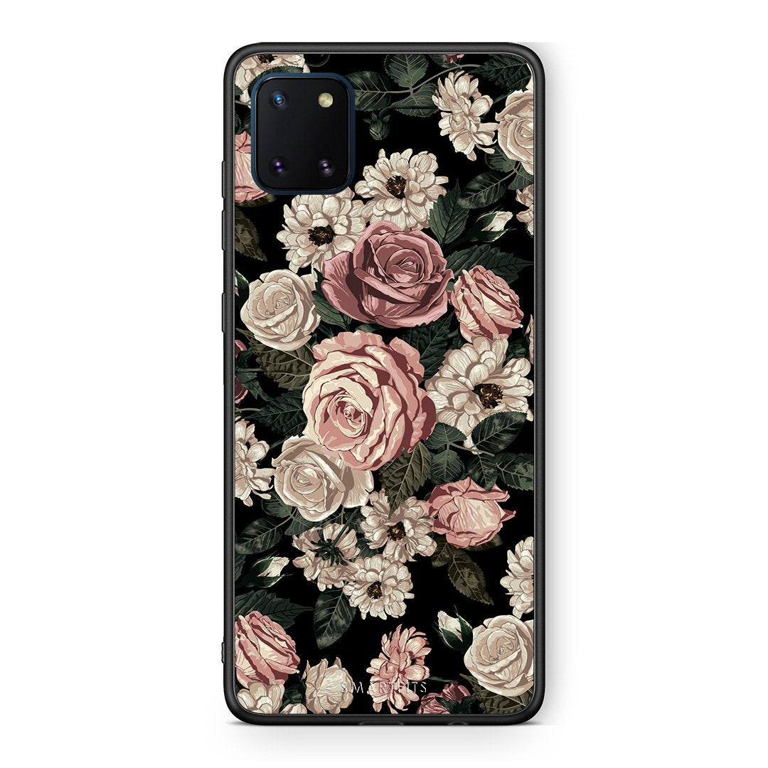 4 - Samsung Note 10 Lite Wild Roses Flower case, cover, bumper