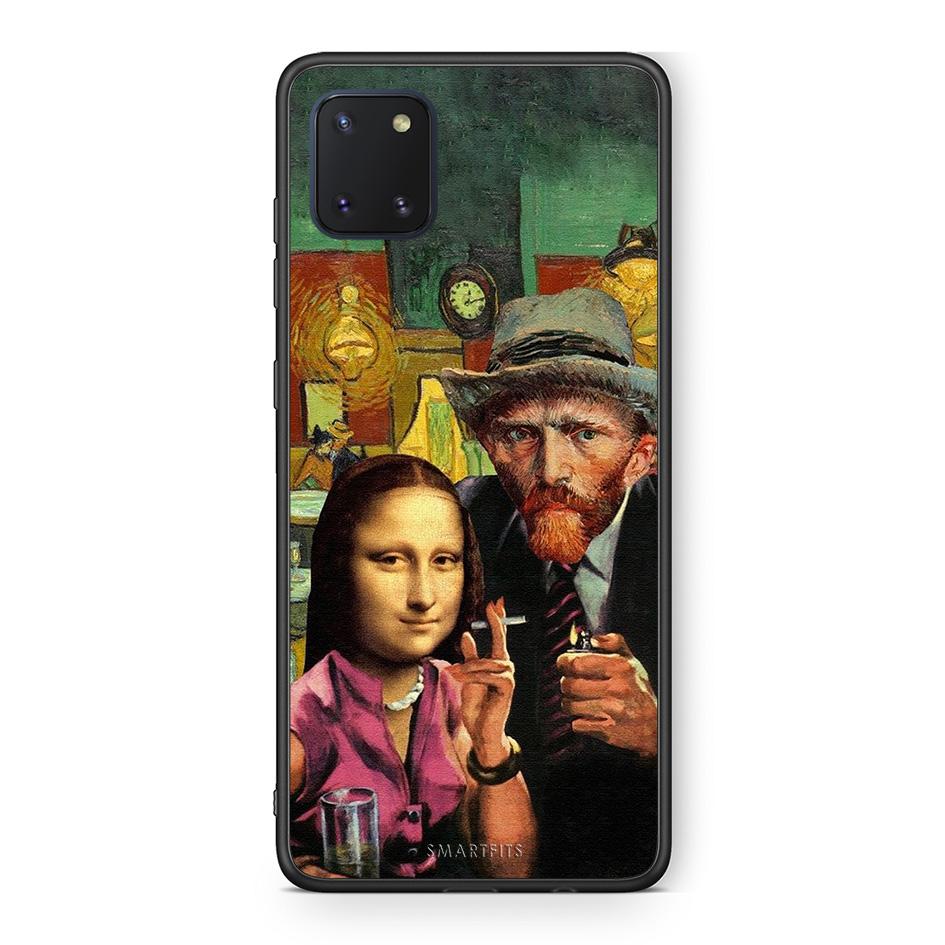 Samsung Note 10 Lite Funny Art θήκη από τη Smartfits με σχέδιο στο πίσω μέρος και μαύρο περίβλημα | Smartphone case with colorful back and black bezels by Smartfits