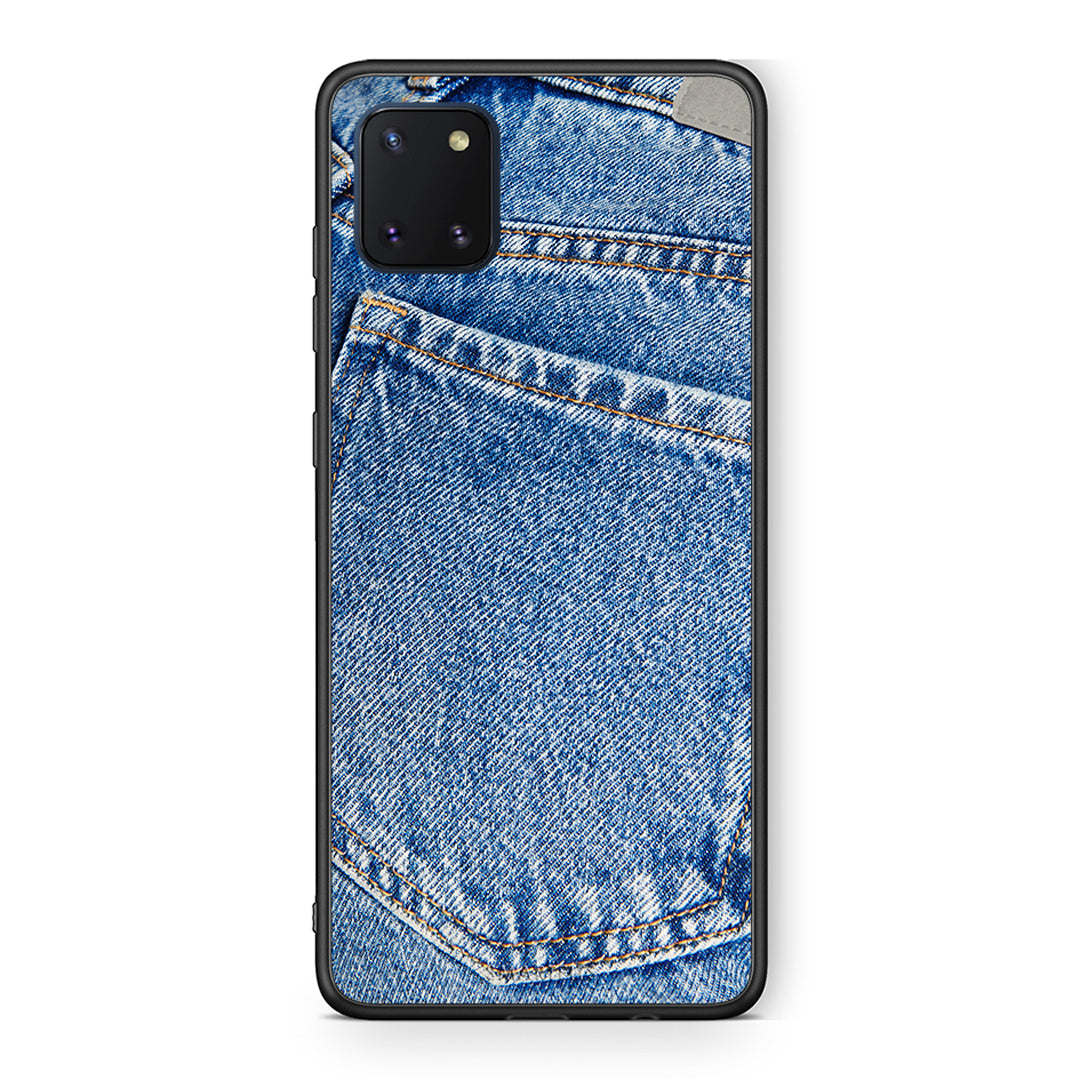Samsung Note 10 Lite Jeans Pocket θήκη από τη Smartfits με σχέδιο στο πίσω μέρος και μαύρο περίβλημα | Smartphone case with colorful back and black bezels by Smartfits