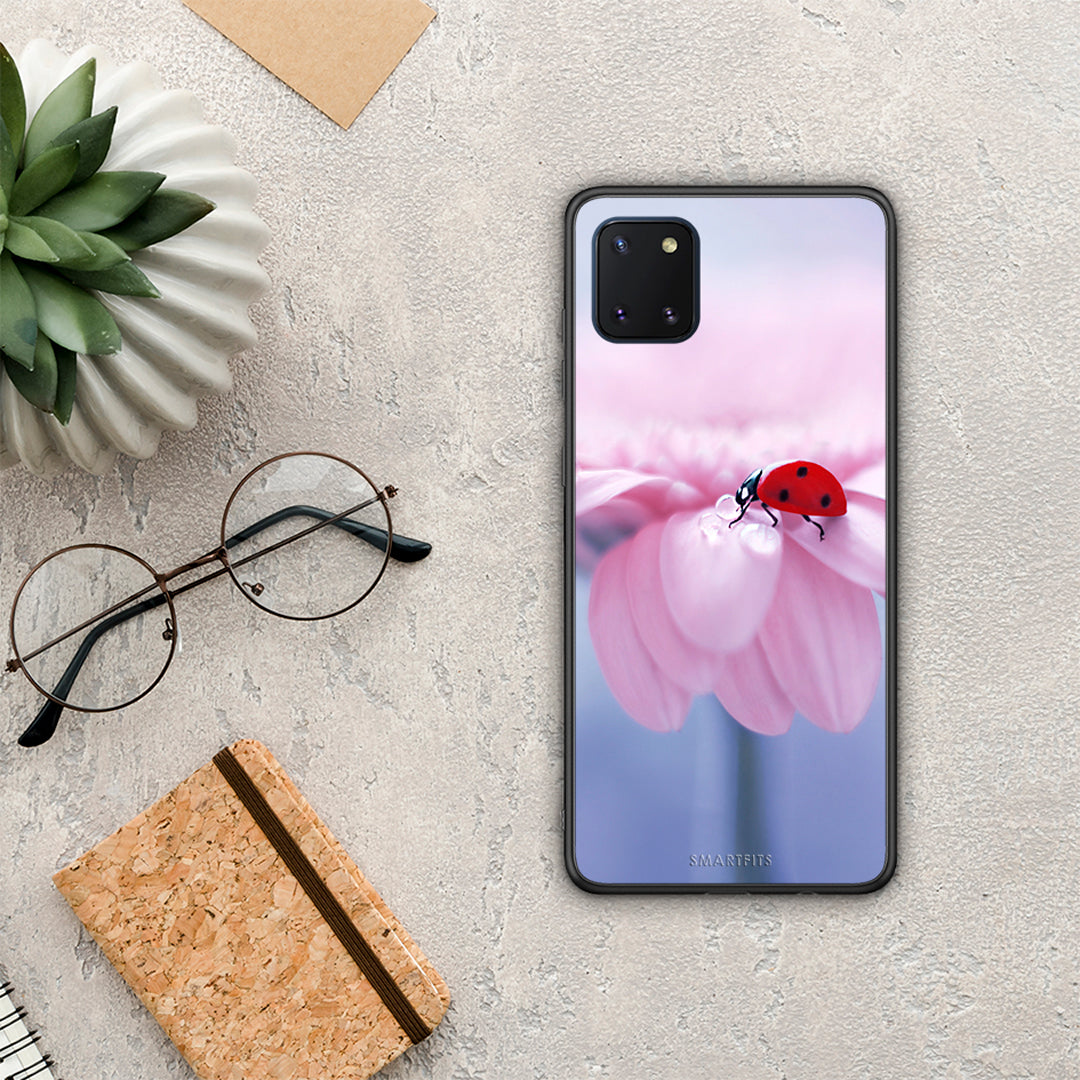 Ladybug Flower - Samsung Galaxy Note 10 Lite θήκη