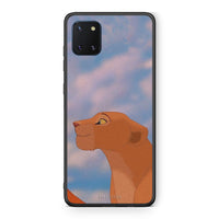 Thumbnail for Samsung Note 10 Lite Lion Love 2 Θήκη Αγίου Βαλεντίνου από τη Smartfits με σχέδιο στο πίσω μέρος και μαύρο περίβλημα | Smartphone case with colorful back and black bezels by Smartfits