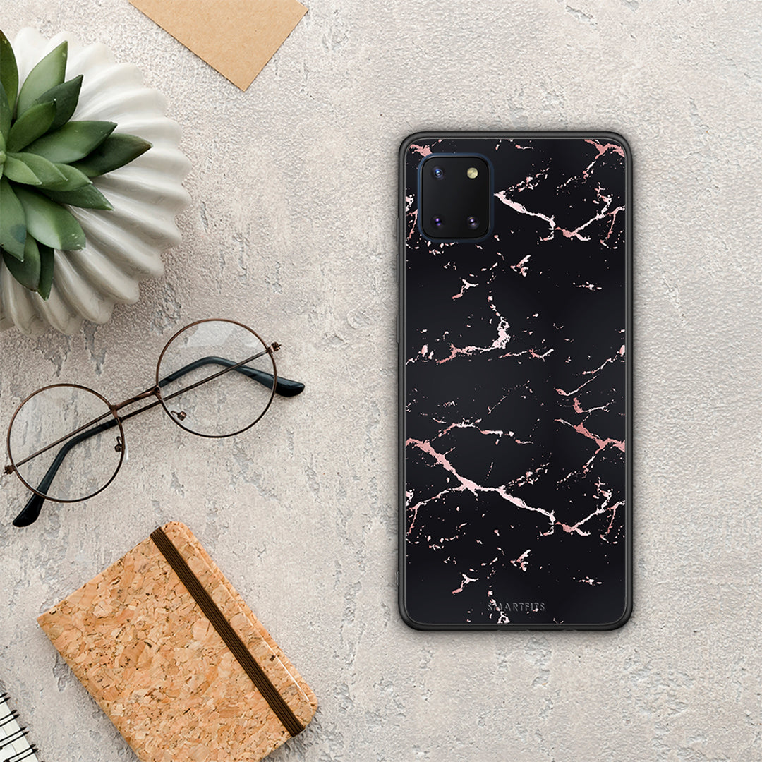 Marble Black Rosegold - Samsung Galaxy Note 10 Lite case