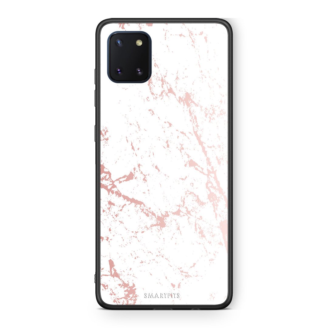 116 - Samsung Note 10 Lite Pink Splash Marble case, cover, bumper