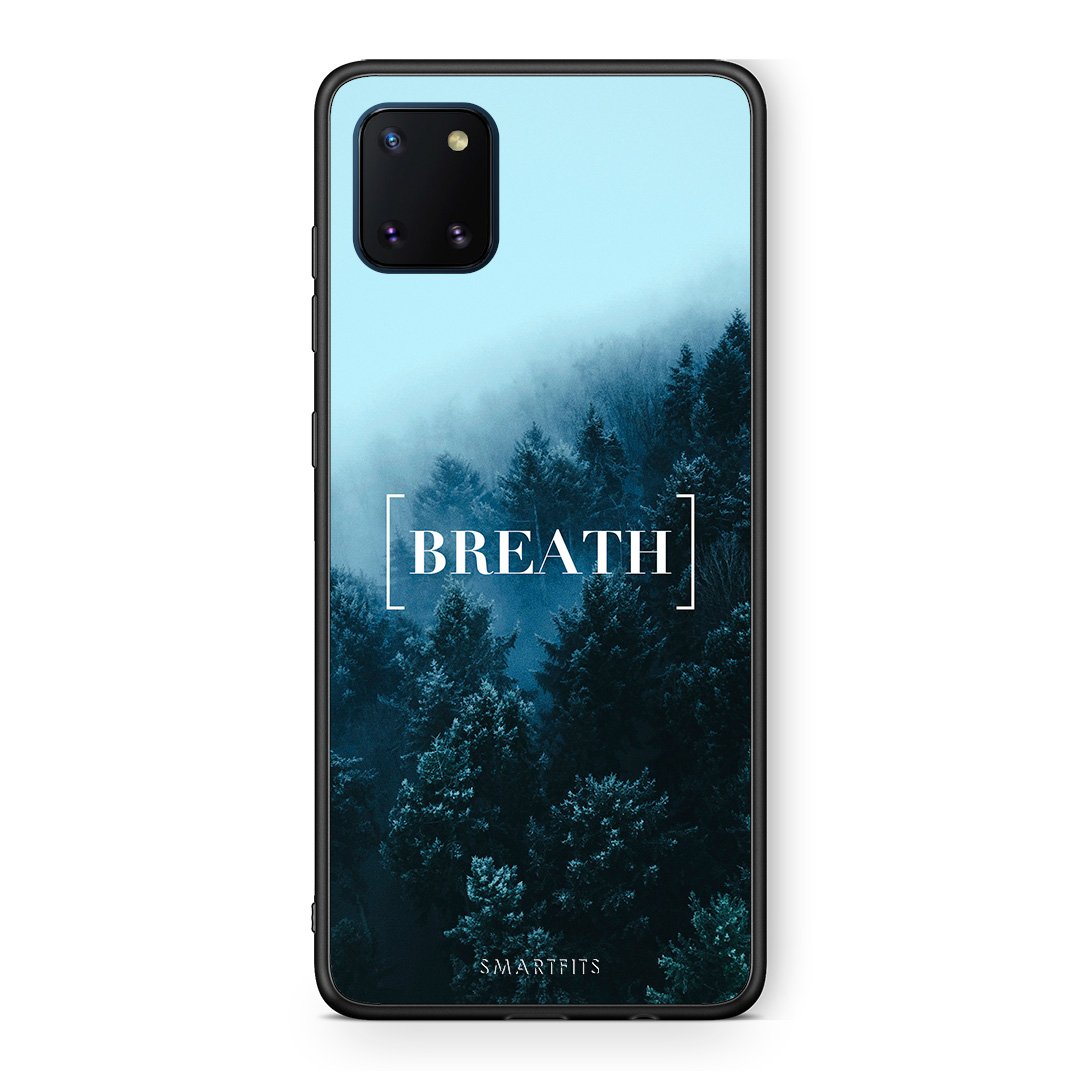 4 - Samsung Note 10 Lite Breath Quote case, cover, bumper