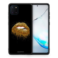 Thumbnail for Θήκη Samsung Note 10 Lite Golden Valentine από τη Smartfits με σχέδιο στο πίσω μέρος και μαύρο περίβλημα | Samsung Note 10 Lite Golden Valentine case with colorful back and black bezels