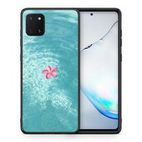 Thumbnail for Θήκη Samsung Note 10 Lite Water Flower από τη Smartfits με σχέδιο στο πίσω μέρος και μαύρο περίβλημα | Samsung Note 10 Lite Water Flower case with colorful back and black bezels