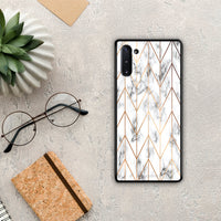 Thumbnail for Marble Gold Geometric - Samsung Galaxy Note 10 Case