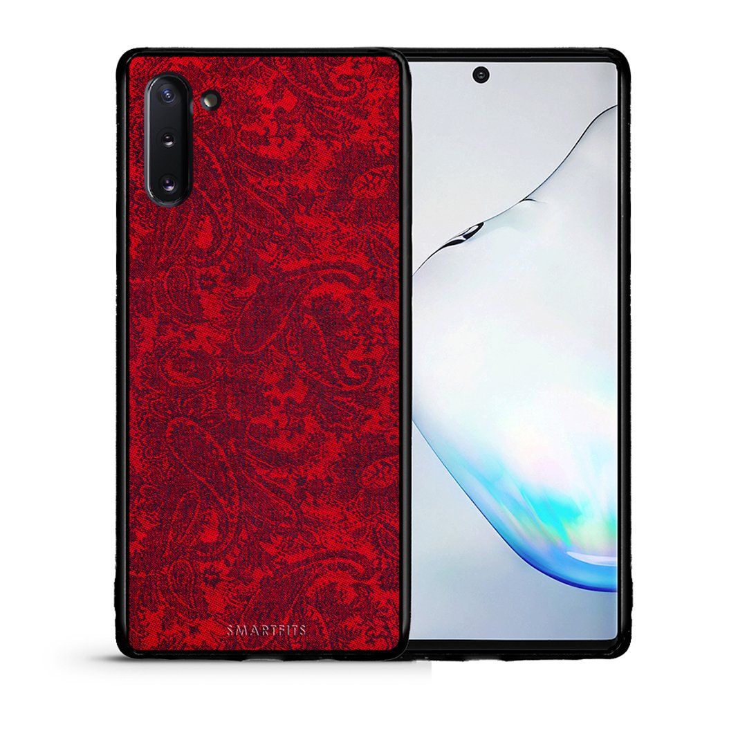 Θήκη Samsung Note 10 Paisley Cashmere από τη Smartfits με σχέδιο στο πίσω μέρος και μαύρο περίβλημα | Samsung Note 10 Paisley Cashmere case with colorful back and black bezels