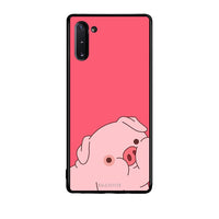 Thumbnail for Samsung Note 10 Pig Love 1 Θήκη Αγίου Βαλεντίνου από τη Smartfits με σχέδιο στο πίσω μέρος και μαύρο περίβλημα | Smartphone case with colorful back and black bezels by Smartfits