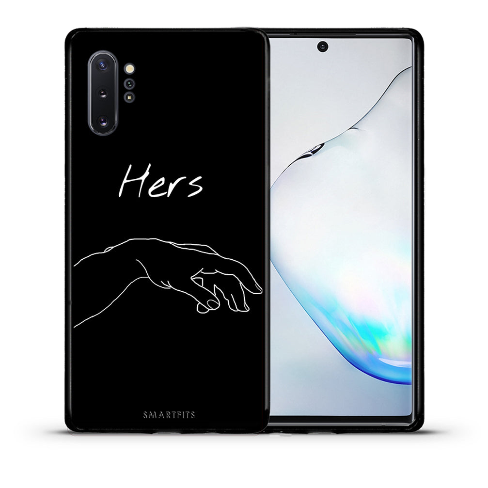 Θήκη Αγίου Βαλεντίνου Samsung Note 10+ Aeshetic Love 1 από τη Smartfits με σχέδιο στο πίσω μέρος και μαύρο περίβλημα | Samsung Note 10+ Aeshetic Love 1 case with colorful back and black bezels