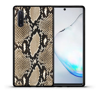 Thumbnail for Θήκη Samsung Note 10+ Fashion Snake Animal από τη Smartfits με σχέδιο στο πίσω μέρος και μαύρο περίβλημα | Samsung Note 10+ Fashion Snake Animal case with colorful back and black bezels