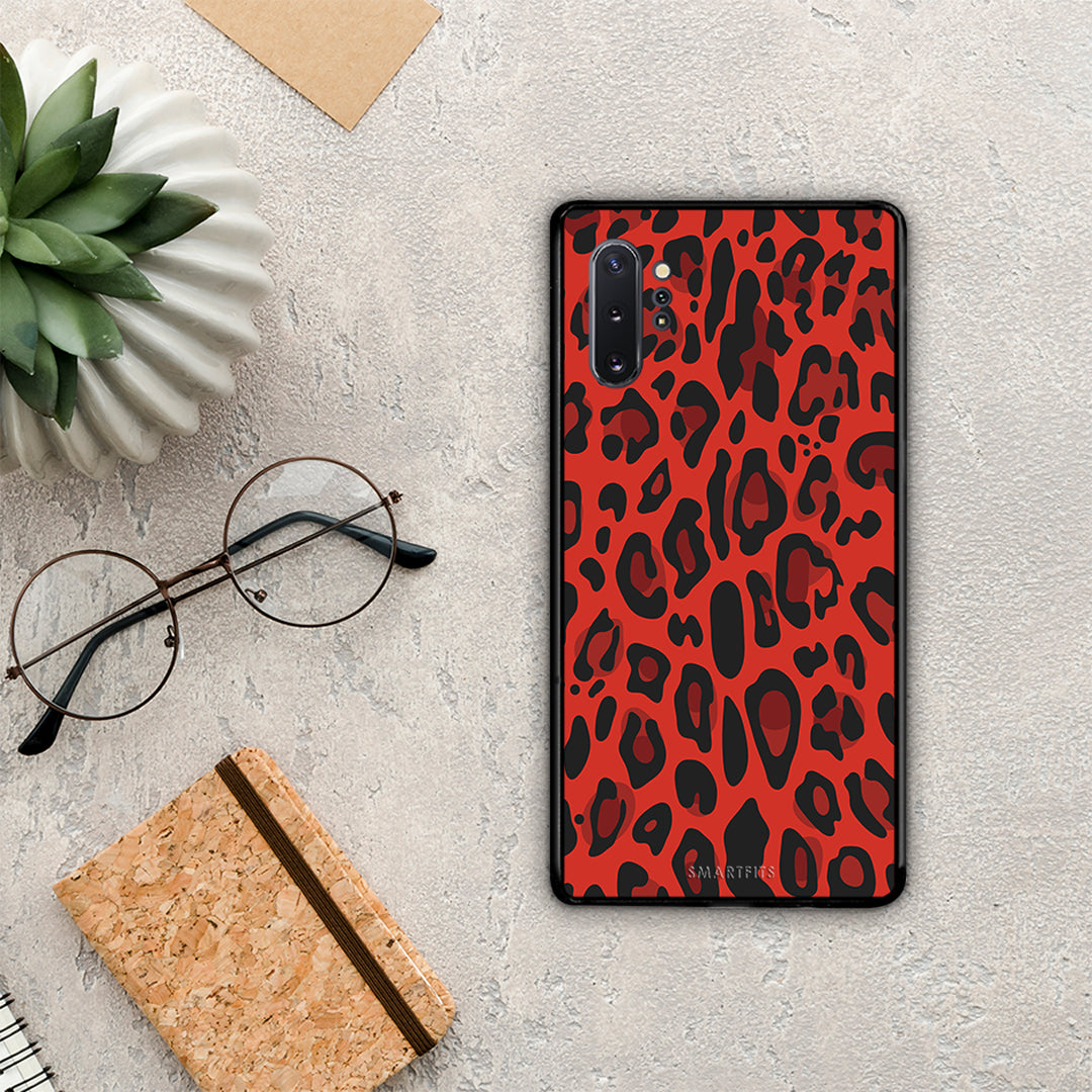 Animal Red Leopard - Samsung Galaxy Note 10+ case