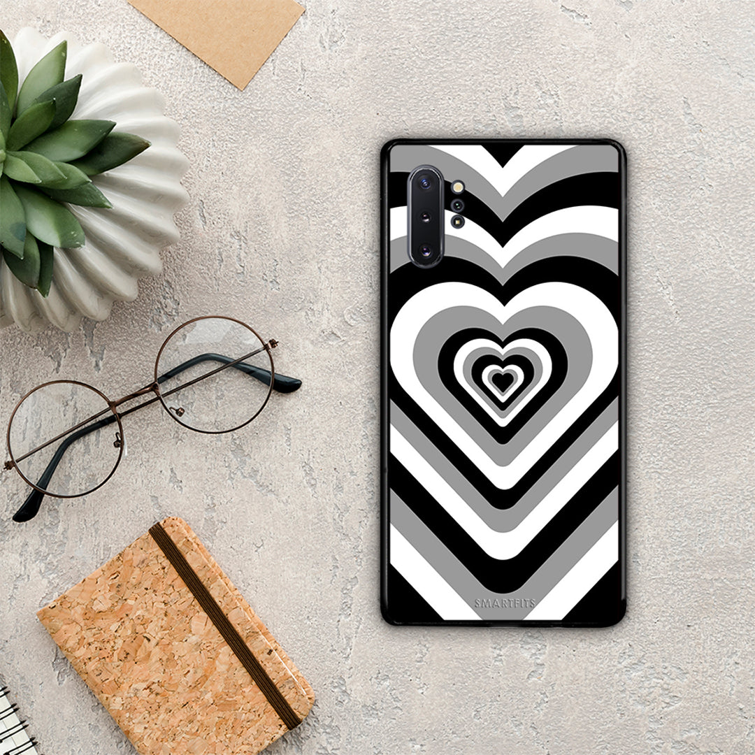 Black Hearts - Samsung Galaxy Note 10+ Case