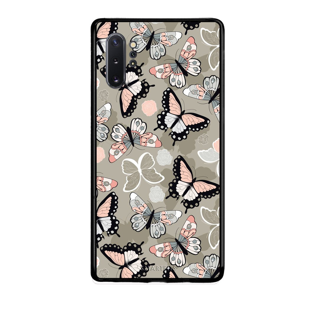 135 - Samsung Note 10+ Butterflies Boho case, cover, bumper