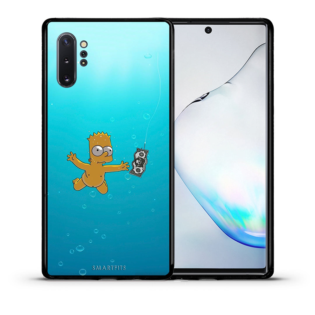 Θήκη Samsung Note 10+ Chasing Money από τη Smartfits με σχέδιο στο πίσω μέρος και μαύρο περίβλημα | Samsung Note 10+ Chasing Money case with colorful back and black bezels