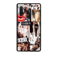 Thumbnail for Samsung Note 10+ Collage Fashion Θήκη Αγίου Βαλεντίνου από τη Smartfits με σχέδιο στο πίσω μέρος και μαύρο περίβλημα | Smartphone case with colorful back and black bezels by Smartfits