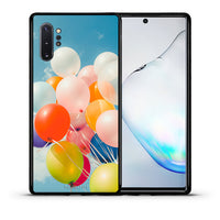 Thumbnail for Θήκη Samsung Note 10+ Colorful Balloons από τη Smartfits με σχέδιο στο πίσω μέρος και μαύρο περίβλημα | Samsung Note 10+ Colorful Balloons case with colorful back and black bezels