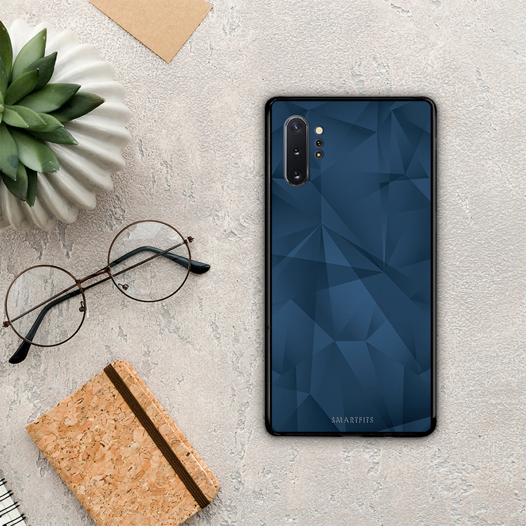 Geometric Blue Abstract - Samsung Galaxy Note 10+ case