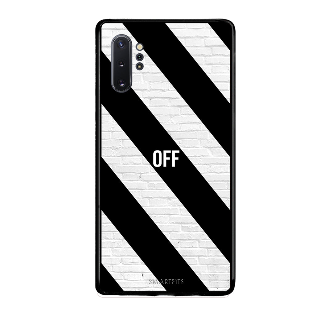 Samsung Note 10+ Get Off θήκη από τη Smartfits με σχέδιο στο πίσω μέρος και μαύρο περίβλημα | Smartphone case with colorful back and black bezels by Smartfits