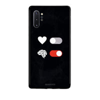 Thumbnail for Samsung Note 10+ Heart Vs Brain Θήκη Αγίου Βαλεντίνου από τη Smartfits με σχέδιο στο πίσω μέρος και μαύρο περίβλημα | Smartphone case with colorful back and black bezels by Smartfits