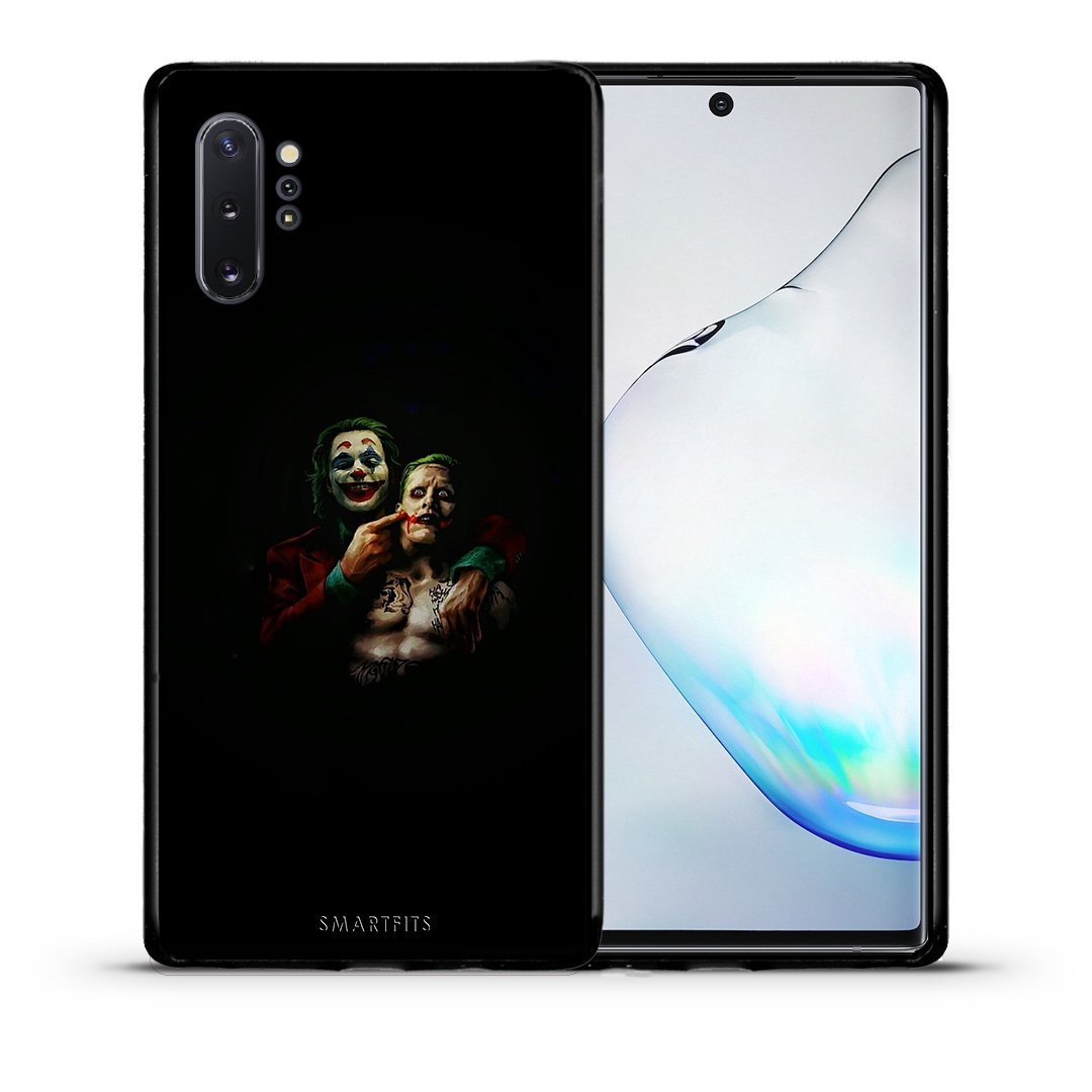 Θήκη Samsung Note 10+ Clown Hero από τη Smartfits με σχέδιο στο πίσω μέρος και μαύρο περίβλημα | Samsung Note 10+ Clown Hero case with colorful back and black bezels