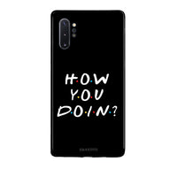 Thumbnail for Samsung Note 10+ How You Doin θήκη από τη Smartfits με σχέδιο στο πίσω μέρος και μαύρο περίβλημα | Smartphone case with colorful back and black bezels by Smartfits