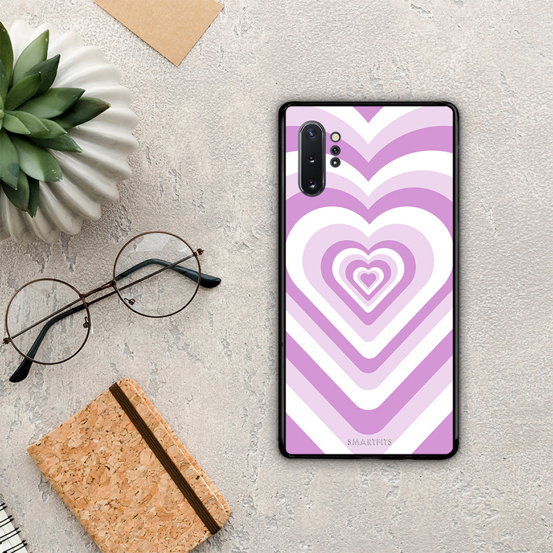 Lilac Hearts - Samsung Galaxy Note 10+ Case