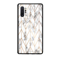 Thumbnail for 44 - Samsung Note 10+ Gold Geometric Marble case, cover, bumper