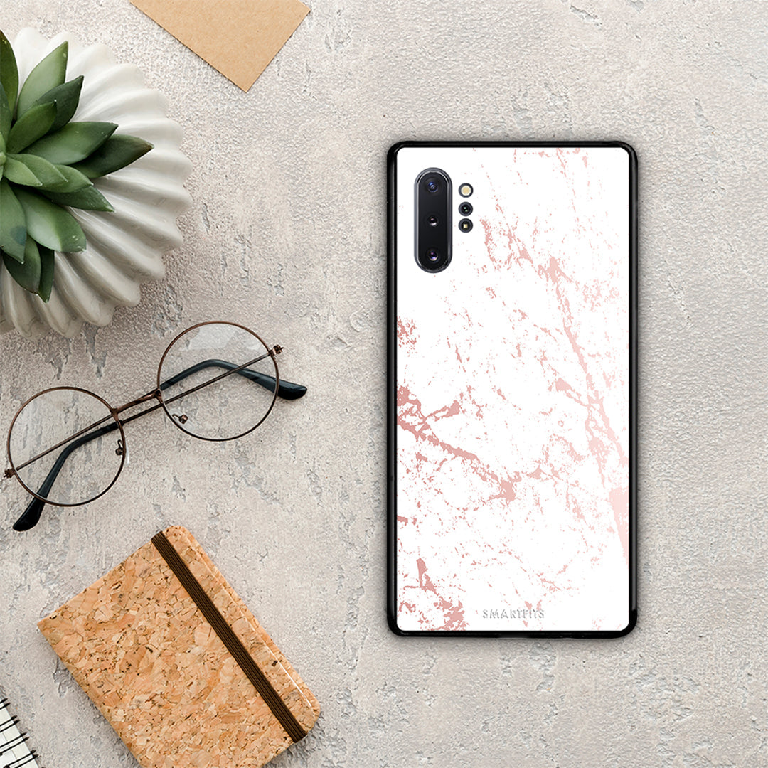 Marble Pink Splash - Samsung Galaxy Note 10+ case