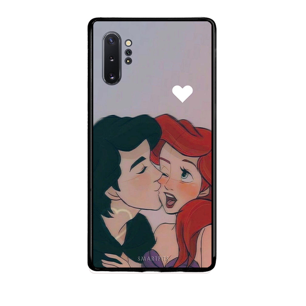 Samsung Note 10+ Mermaid Love Θήκη Αγίου Βαλεντίνου από τη Smartfits με σχέδιο στο πίσω μέρος και μαύρο περίβλημα | Smartphone case with colorful back and black bezels by Smartfits