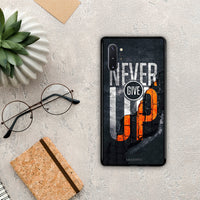 Thumbnail for Never Give Up - Samsung Galaxy Note 10+ θήκη