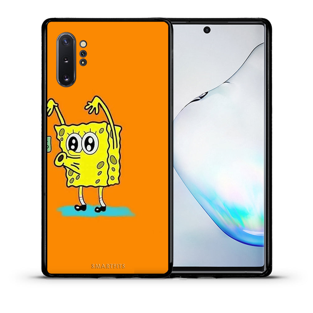 Θήκη Αγίου Βαλεντίνου Samsung Note 10+ No Money 2 από τη Smartfits με σχέδιο στο πίσω μέρος και μαύρο περίβλημα | Samsung Note 10+ No Money 2 case with colorful back and black bezels