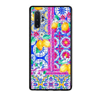 Thumbnail for Samsung Note 10+ Retro Spring θήκη από τη Smartfits με σχέδιο στο πίσω μέρος και μαύρο περίβλημα | Smartphone case with colorful back and black bezels by Smartfits