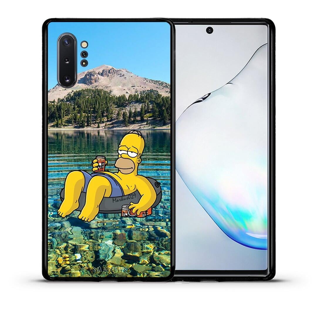 Θήκη Samsung Note 10+ Summer Happiness από τη Smartfits με σχέδιο στο πίσω μέρος και μαύρο περίβλημα | Samsung Note 10+ Summer Happiness case with colorful back and black bezels