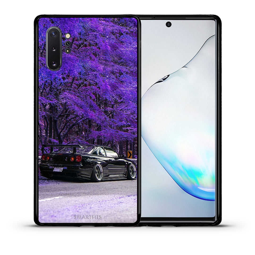 Θήκη Αγίου Βαλεντίνου Samsung Note 10+ Super Car από τη Smartfits με σχέδιο στο πίσω μέρος και μαύρο περίβλημα | Samsung Note 10+ Super Car case with colorful back and black bezels