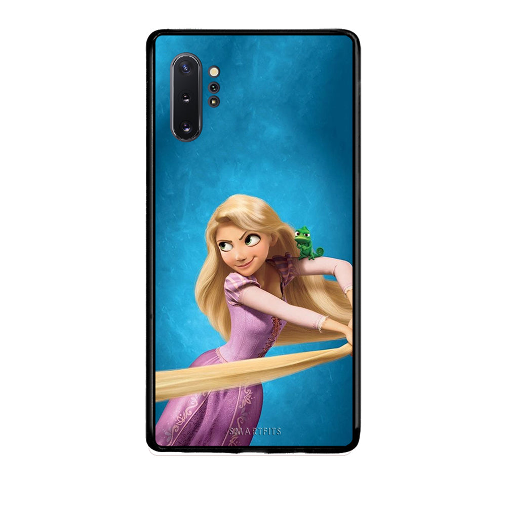 Samsung Note 10+ Tangled 2 Θήκη Αγίου Βαλεντίνου από τη Smartfits με σχέδιο στο πίσω μέρος και μαύρο περίβλημα | Smartphone case with colorful back and black bezels by Smartfits