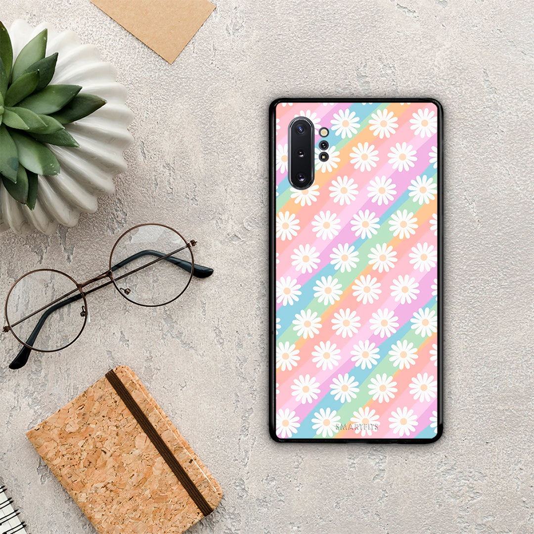 White Daisies - Samsung Galaxy Note 10+ Case