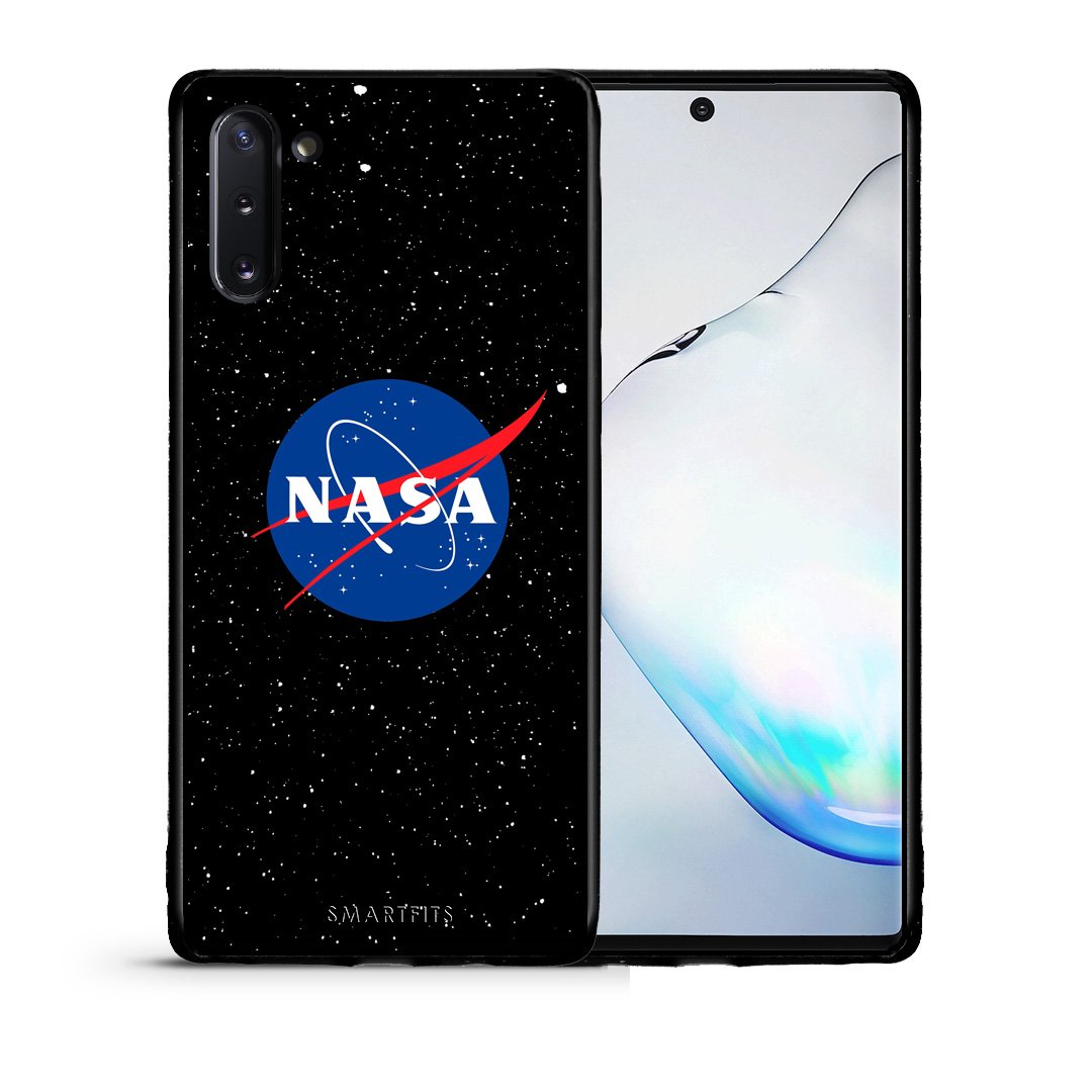Θήκη Samsung Note 10 NASA PopArt από τη Smartfits με σχέδιο στο πίσω μέρος και μαύρο περίβλημα | Samsung Note 10 NASA PopArt case with colorful back and black bezels