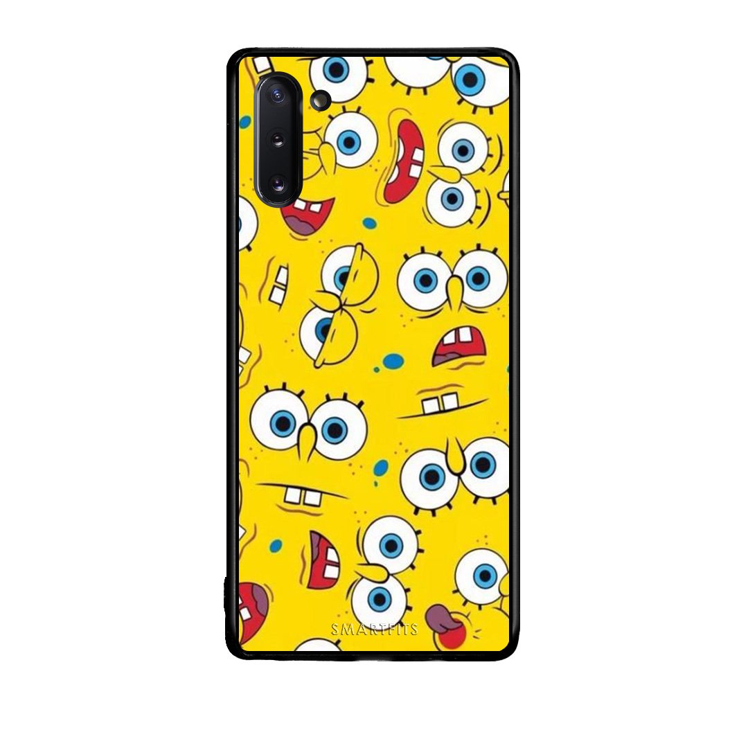 4 - Samsung Note 10 Sponge PopArt case, cover, bumper