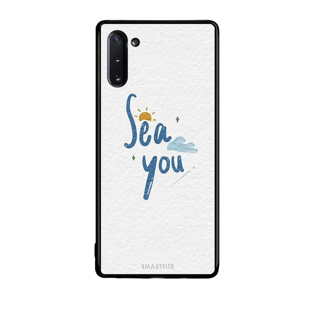 Samsung Note 10 Sea You Θήκη από τη Smartfits με σχέδιο στο πίσω μέρος και μαύρο περίβλημα | Smartphone case with colorful back and black bezels by Smartfits