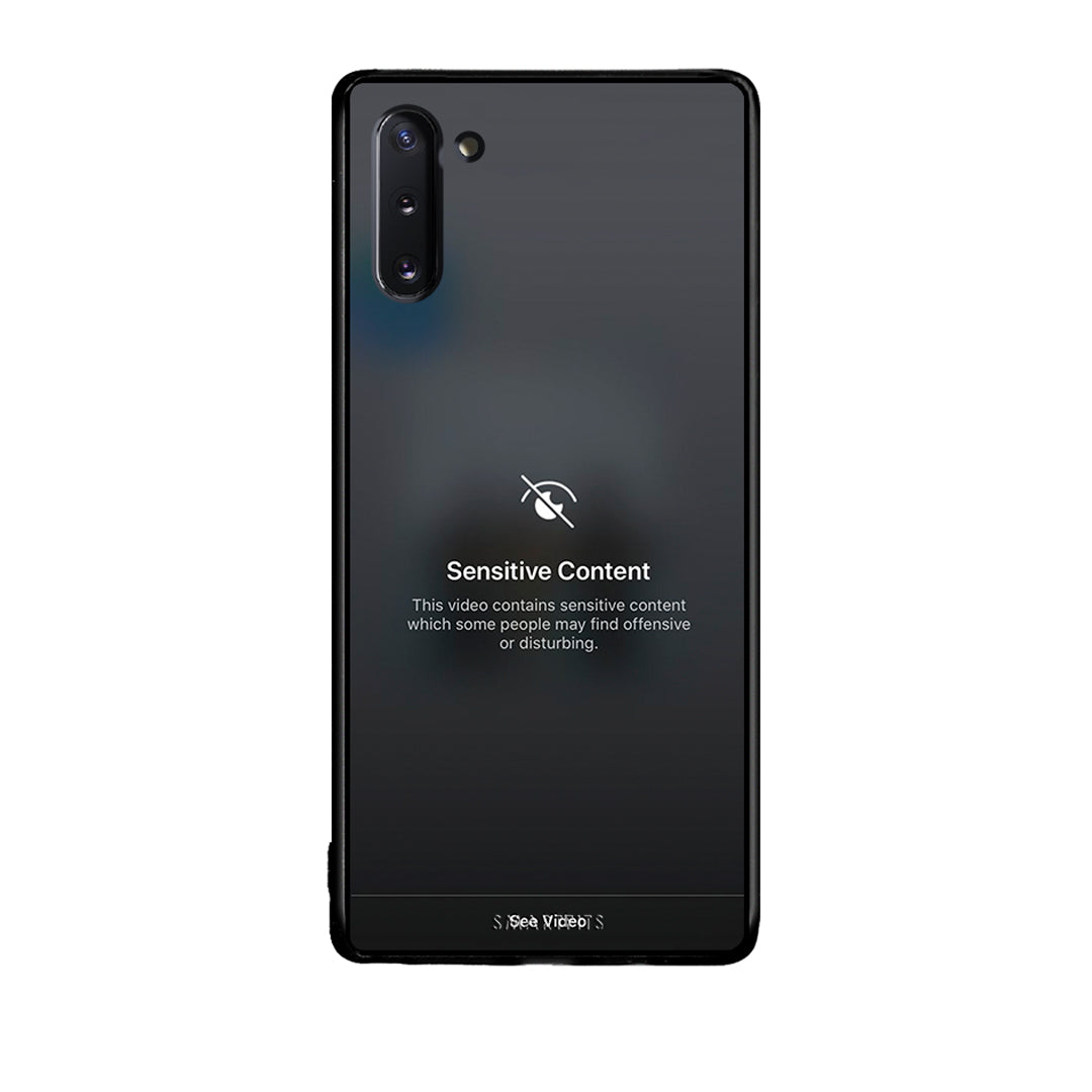 Samsung Note 10 Sensitive Content θήκη από τη Smartfits με σχέδιο στο πίσω μέρος και μαύρο περίβλημα | Smartphone case with colorful back and black bezels by Smartfits