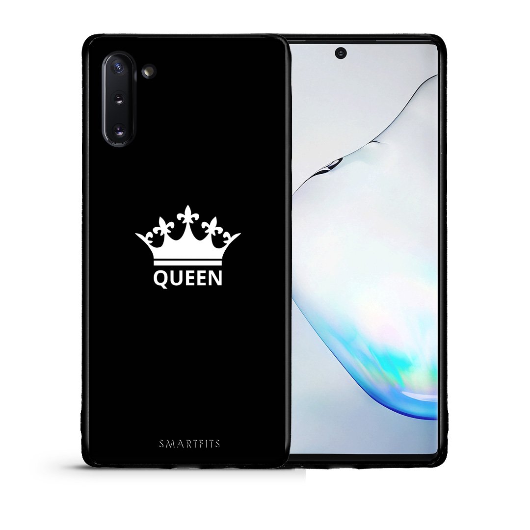 Θήκη Samsung Note 10 Queen Valentine από τη Smartfits με σχέδιο στο πίσω μέρος και μαύρο περίβλημα | Samsung Note 10 Queen Valentine case with colorful back and black bezels