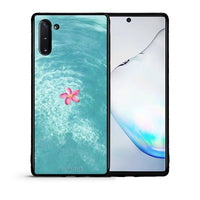 Thumbnail for Θήκη Samsung Note 10 Water Flower από τη Smartfits με σχέδιο στο πίσω μέρος και μαύρο περίβλημα | Samsung Note 10 Water Flower case with colorful back and black bezels