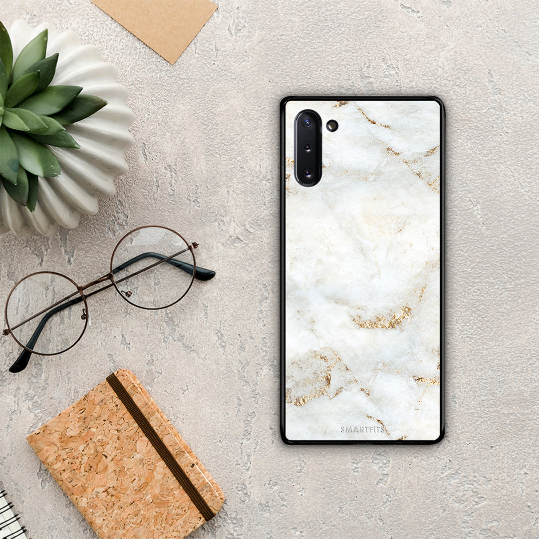White Gold Marble - Samsung Galaxy Note 10 case