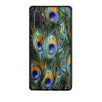Thumbnail for Samsung Note 10+ Real Peacock Feathers θήκη από τη Smartfits με σχέδιο στο πίσω μέρος και μαύρο περίβλημα | Smartphone case with colorful back and black bezels by Smartfits