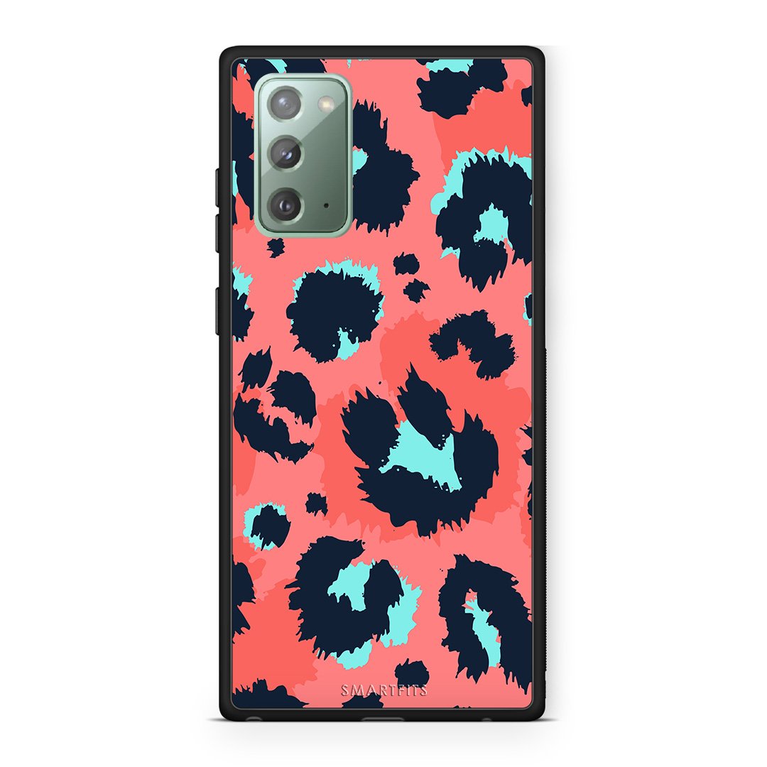 22 - Samsung Note 20  Pink Leopard Animal case, cover, bumper