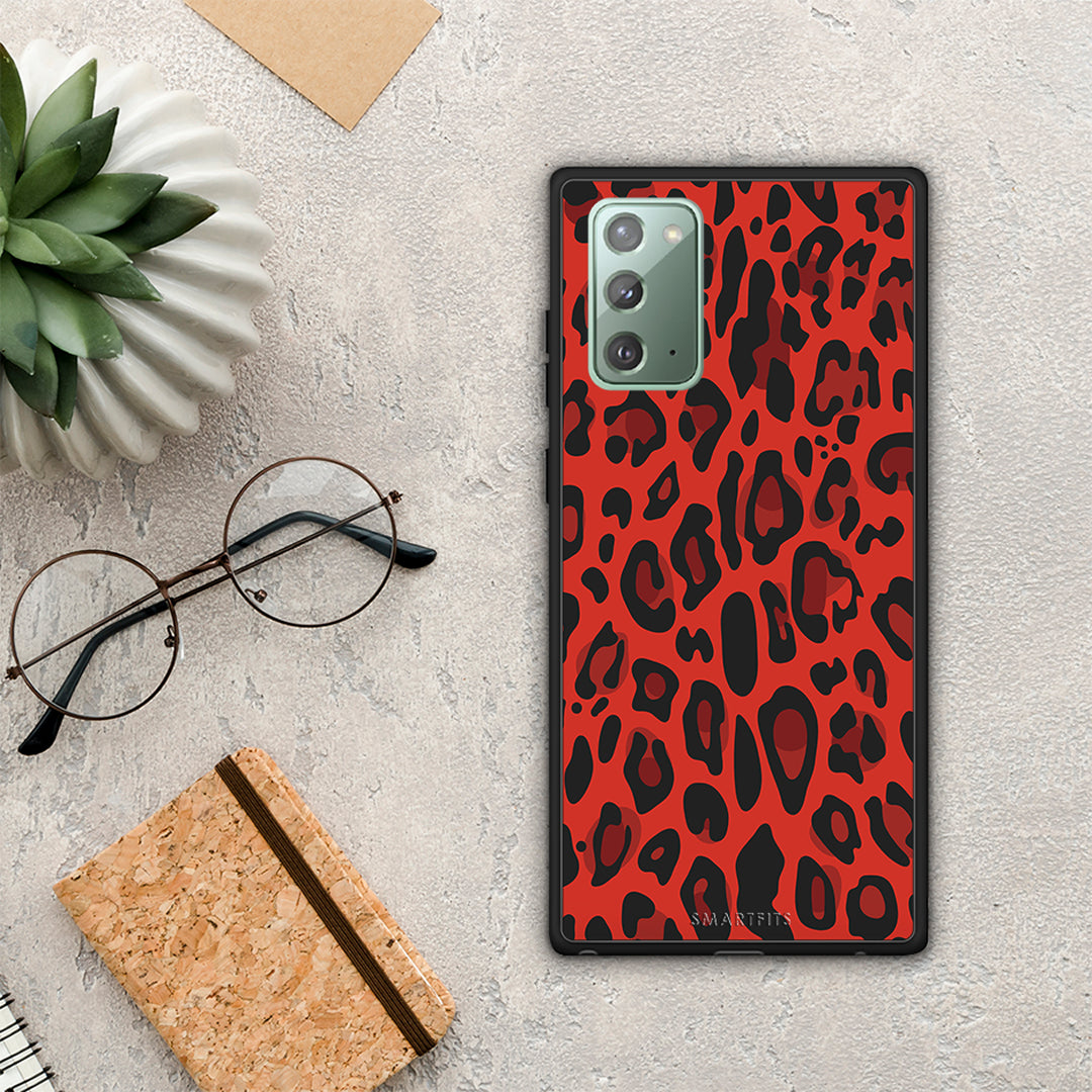 Animal Red Leopard - Samsung Galaxy Note 20 case 